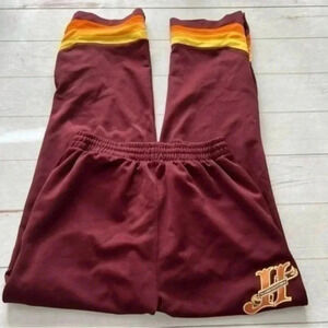 Platinum FUBU Harlem Globetrotters #35 Warmup Basketball Sweatpants Mens…